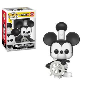 Funko POP! Disney: Mickey's 90th - Steamboat Willie +PROTECTOR